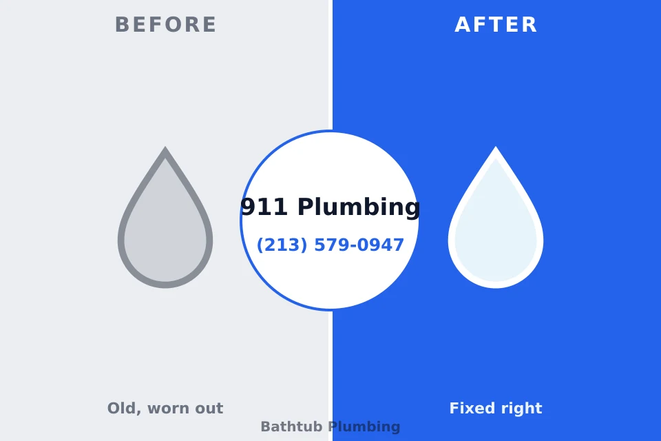 Before and after: plumbing repair Moundville, AL